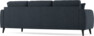 Eden - 3-sits soffa svängd - Blå