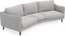 Madison - 3-sits soffa svängd, 90 cm - Grå