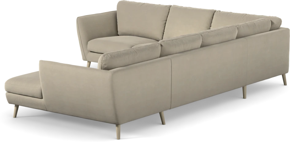 Madison Lux - Hörnsoffa med schäslong höger - Beige