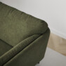 Madison Lux - 2-sits soffa med schäslong vänster - Grön