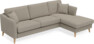 Eden - 2,5-sits soffa med schäslong - Beige