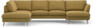 Madison Lux - 2-sits soffa med divan vänster och schäslong höger - Gul