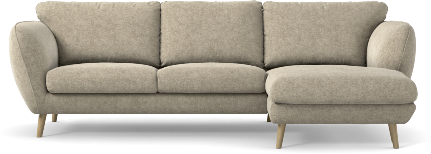 Madison - 2-sits soffa med schäslong höger - Beige