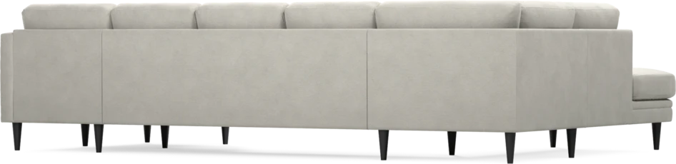 Eden - 3-sits soffa med divan vänster och schäslong höger - Grå