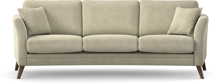 Eden - 3-sits soffa svängd - Beige