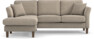 Eden - 2-sits soffa med schäslong - Beige