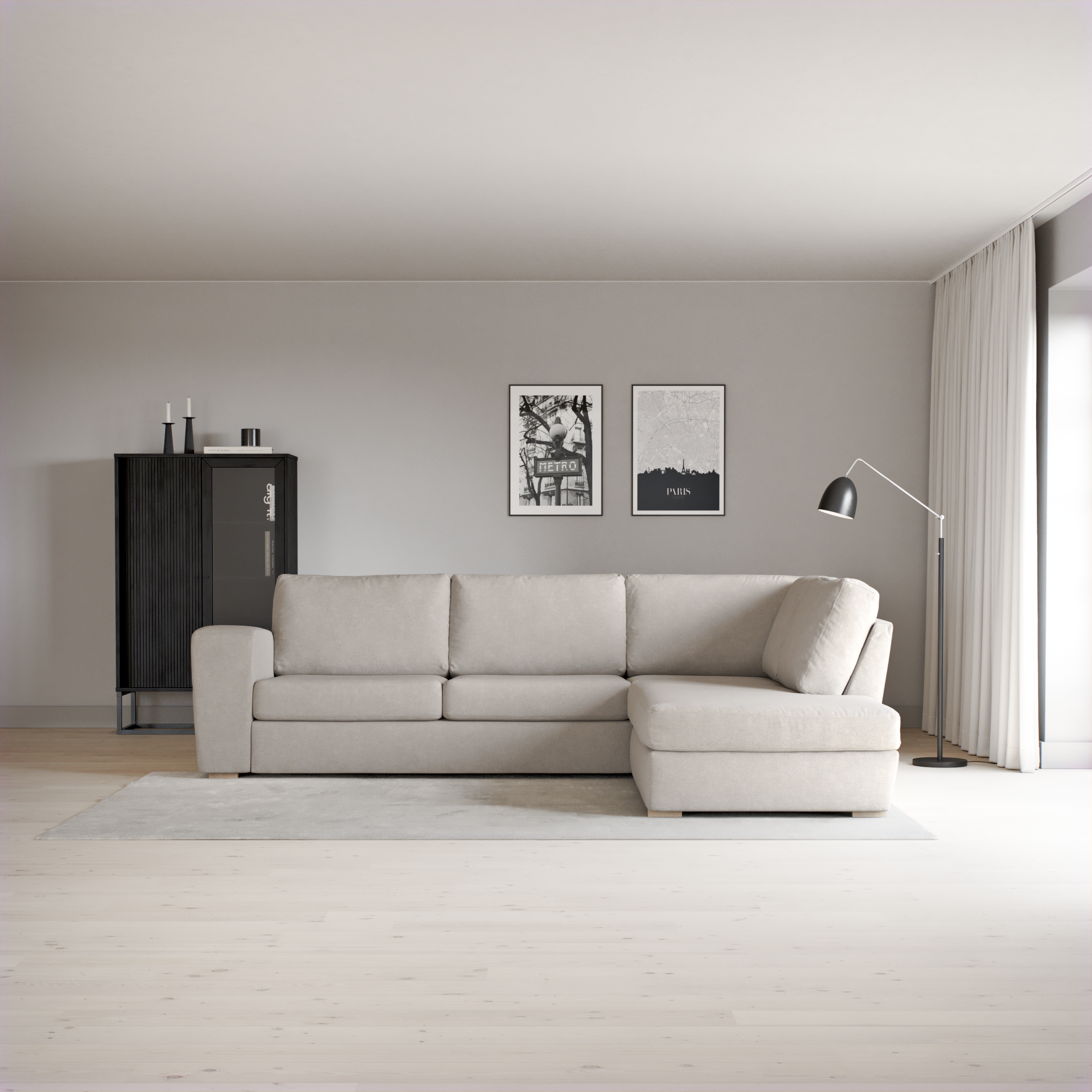 Friday - 2,5-sits soffa med divan höger - inspiration