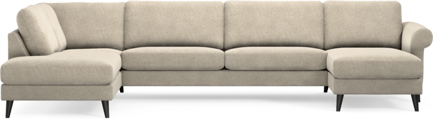 Bridge - 3-sits soffa med divan vänster och schäslong höger - Beige