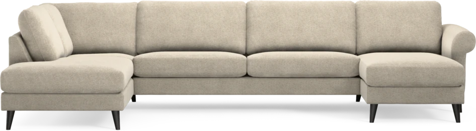 Bridge - 3-sits soffa med divan vänster och schäslong höger - Beige
