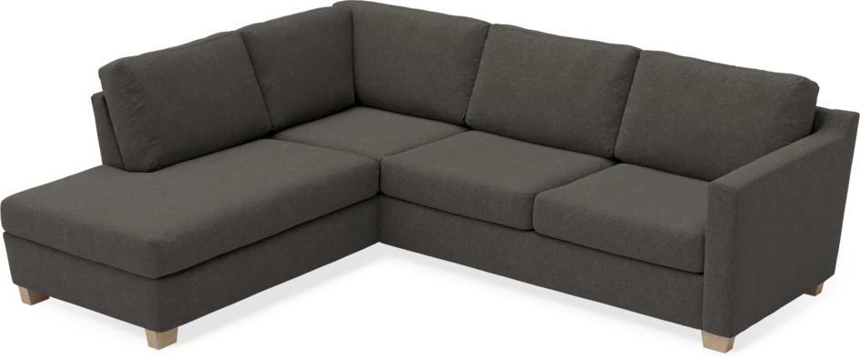 Friday - 2,5-sits soffa med divan vänster - Grå