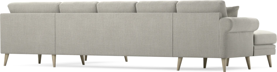 Eden - 3-sits soffa med schäslong vänster och divan höger - Grå