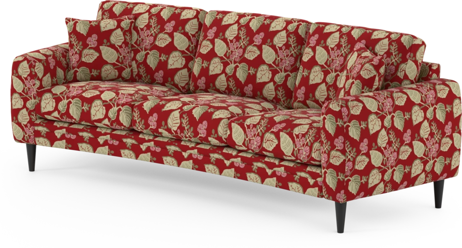 Eden - 3-sits soffa svängd - Flerfärgad