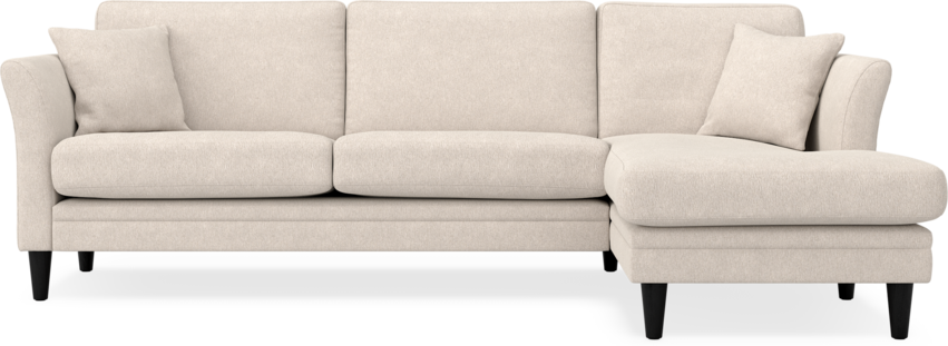 Eden - 2,5-sits soffa med schäslong - Beige