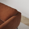 Madison Lux - 2-sits soffa med schäslong vänster - Orange