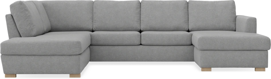 Friday - 3-sits soffa med divan vänster och schäslong höger - Grå