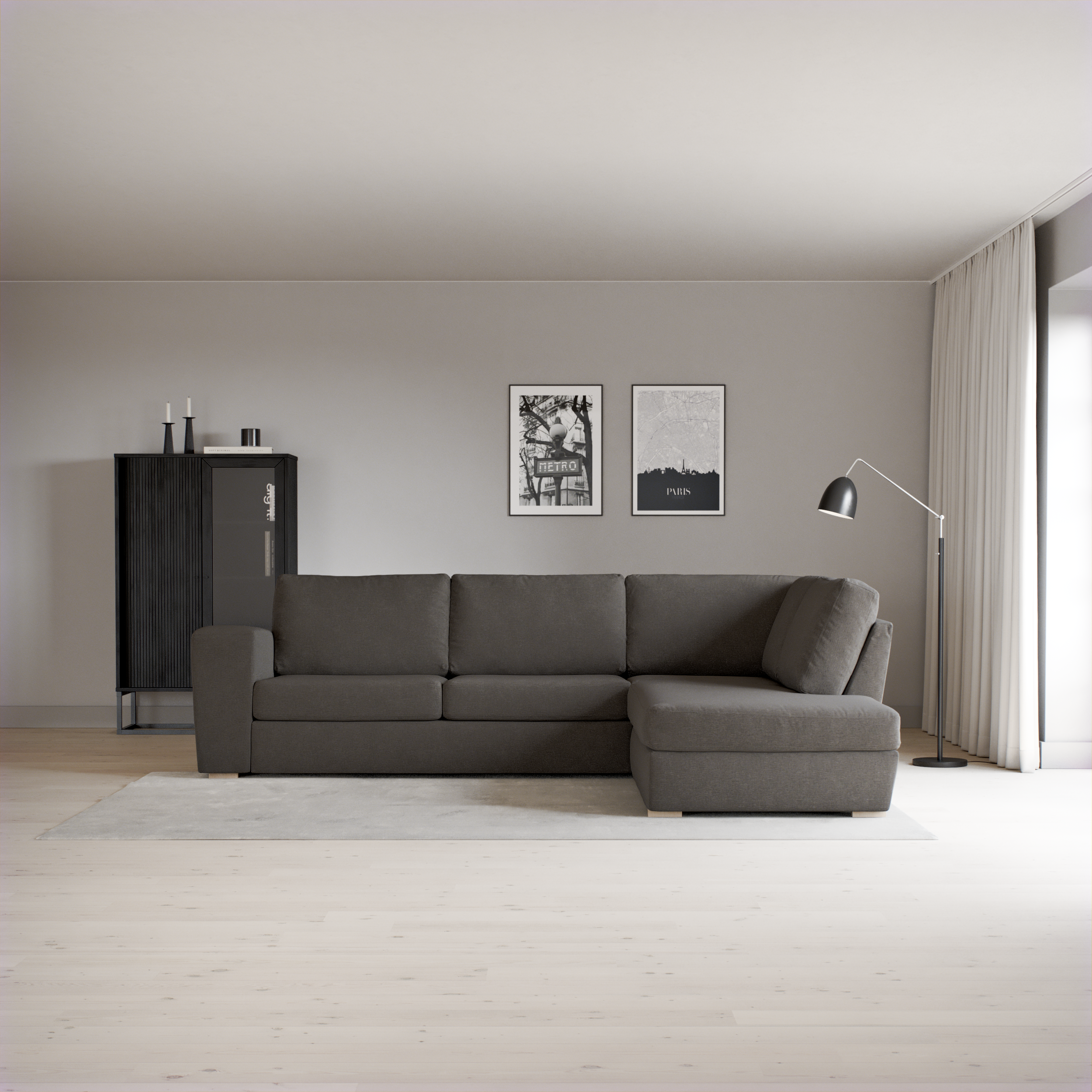 Friday - 2,5-sits soffa med divan höger - inspiration