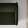 Madison Lux - 2-sits soffa med schäslong vänster - Grön