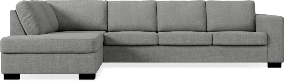 Nevada - 3-sits soffa med divan vänster - Grå