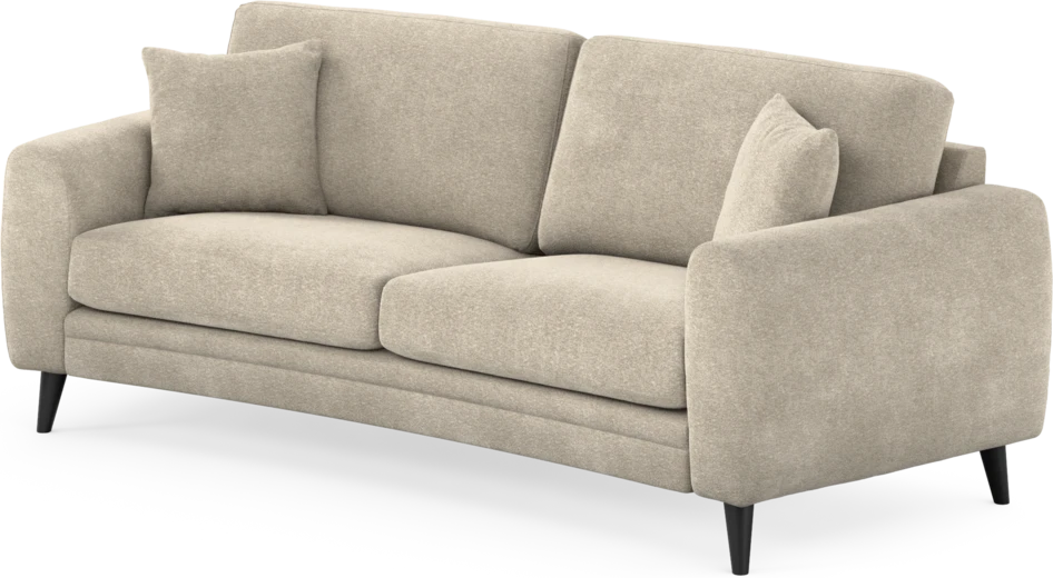 Eden - 2,5-sits soffa svängd - Beige