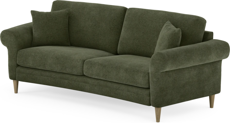 Eden - 2,5-sits soffa svängd - Grön