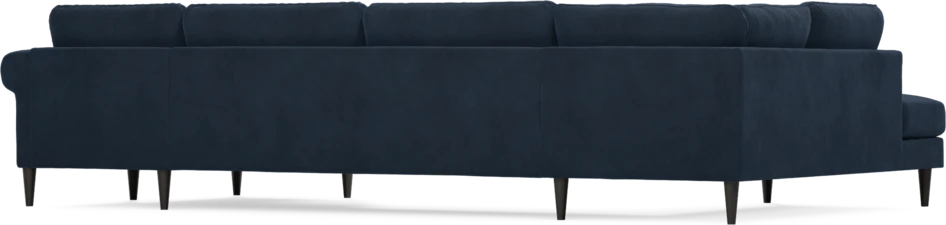 Bridge - 3-sits soffa med divan vänster och schäslong höger - Blå