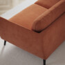 Madison Lux - 3-sits soffa med divan höger - Orange