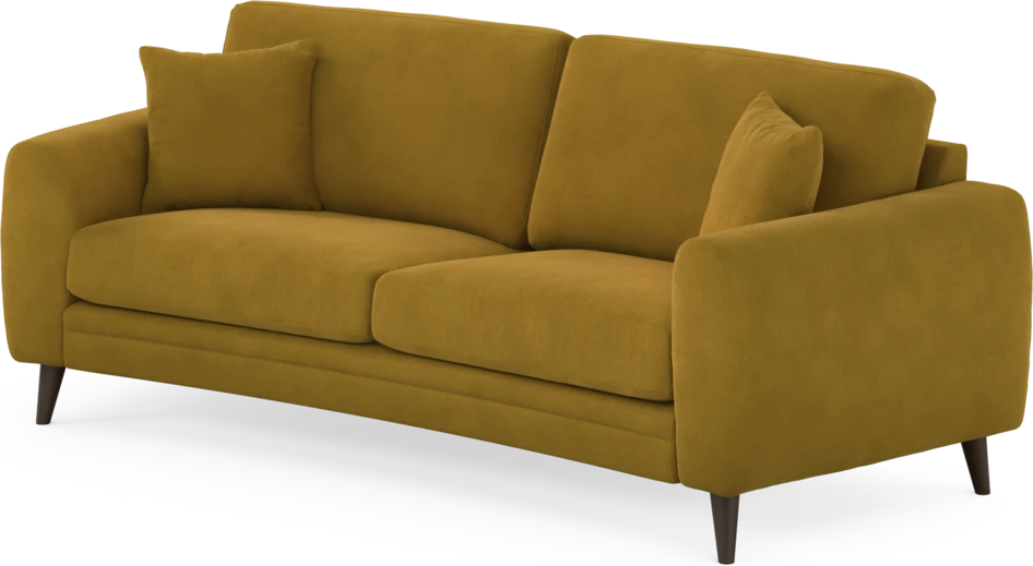 Eden - 2,5-sits soffa svängd - Gul
