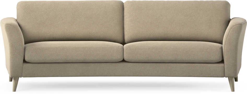 Bridge - 3-sits soffa svängd - Beige