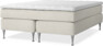Delux Sense - Kontinentalsäng, dubbelsäng med bäddmadrass - Beige