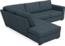 Friday - 2,5-sits soffa med divan vänster - Blå