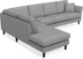 Eden - 3-sits soffa med divan - Grå