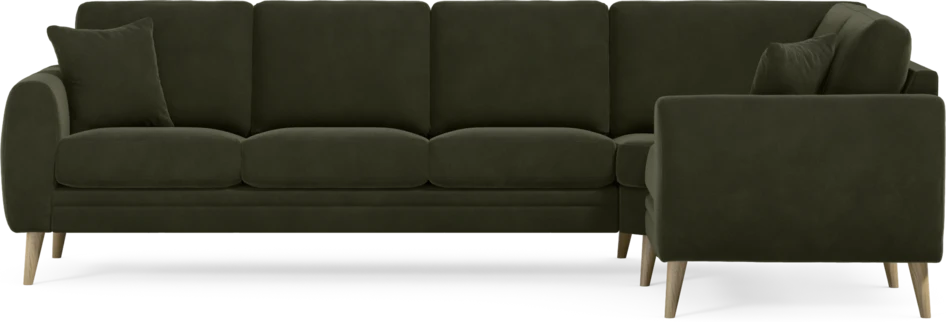 Eden - Hörnsoffa, 3+1-sits - Grön