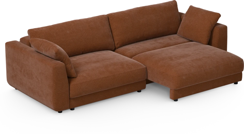 Amie - Bäddsoffa 4-sits - Orange
