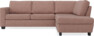 Friday - 2,5-sits soffa med divan höger - Rosa
