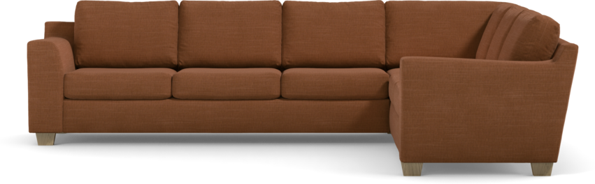 Friday - Hörnsoffa, 3+2-sits - Orange