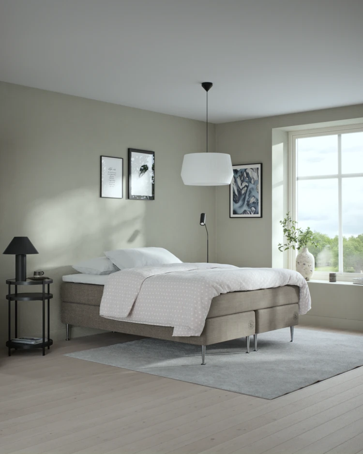 Asperö Comfort - Kontinentalsäng, dubbelsäng med bäddmadrass Comfort och sängben - inspiration