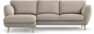 Madison Lux - 2-sits soffa med schäslong vänster - Beige