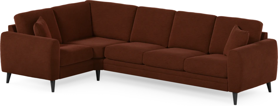 Eden - Hörnsoffa, 1+3-sits - Orange