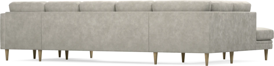 Eden - 3-sits soffa med divan vänster och schäslong höger - Grå