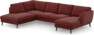 Madison Lux - 2-sits soffa med divan vänster och schäslong höger - Rosa
