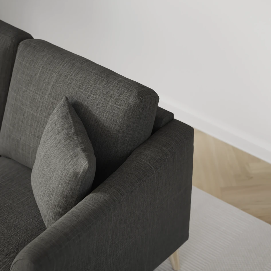 Eden - 3-sits soffa - Grå
