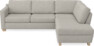 Friday - 2,5-sits soffa med divan höger - Beige