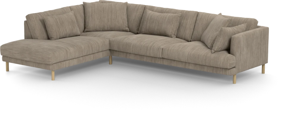 Harper - 3-sits soffa med divan vänster - Beige
