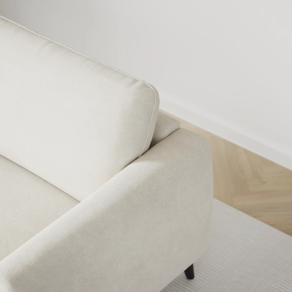 Bridge - 3-sits soffa - Vit