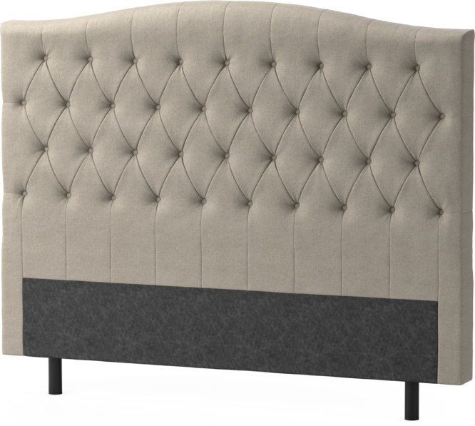 Delux Välvd - Sänggavel, 90-210 cm - Beige