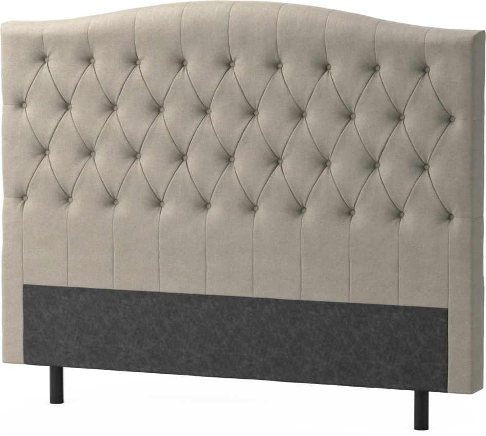 Delux Välvd - Sänggavel, 90-210 cm - Beige