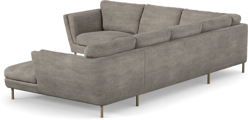Madison Lux - Hörnsoffa med schäslong höger - Beige