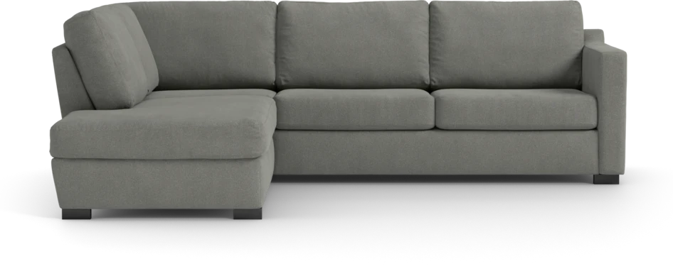 Friday - 2,5-sits soffa med divan vänster - Grå