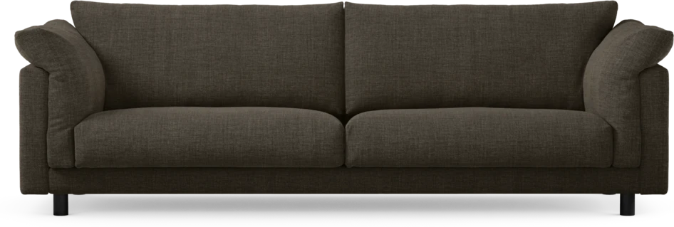 Cherrie - 4-sits soffa, fast klädsel - Brun