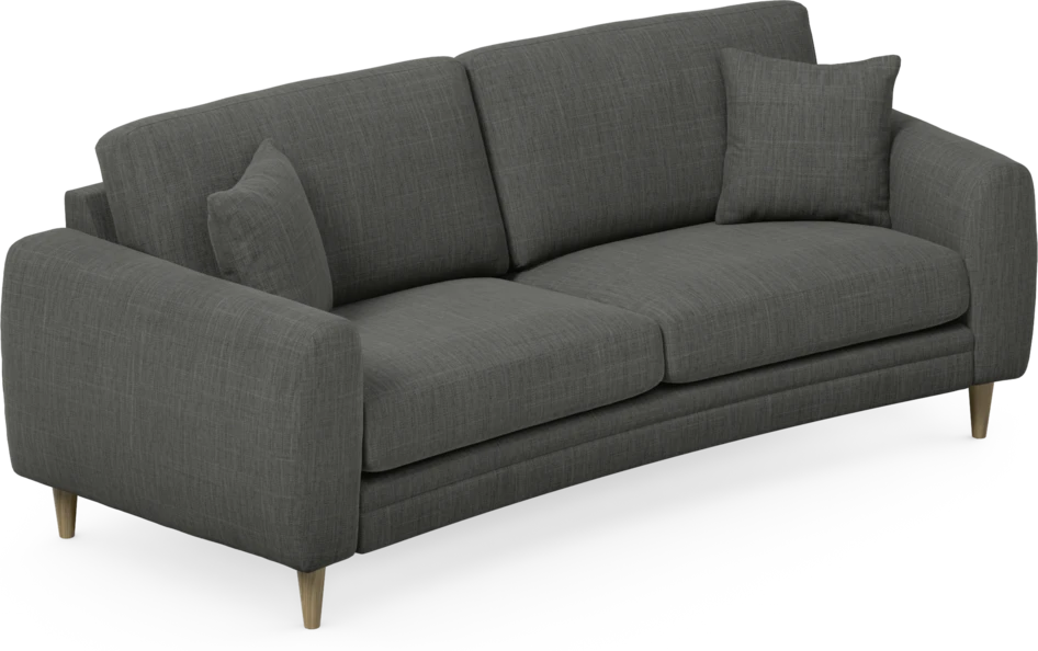 Eden - 2,5-sits soffa svängd - Grå